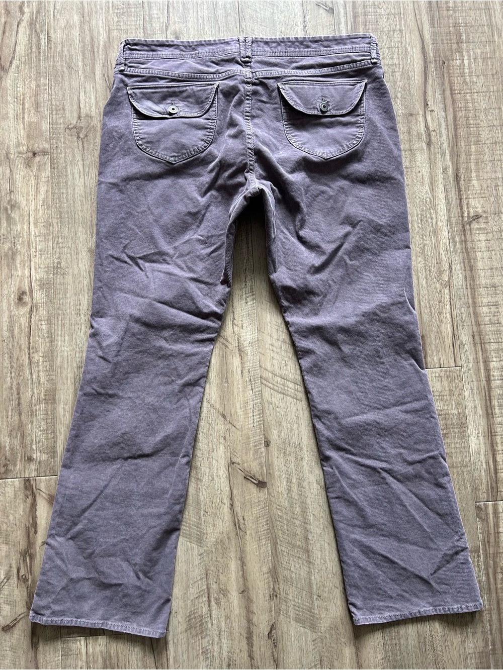 Vintage y2k corduroy Casual Straight-Leg Pants Dusty Lavender lilac purple cords
